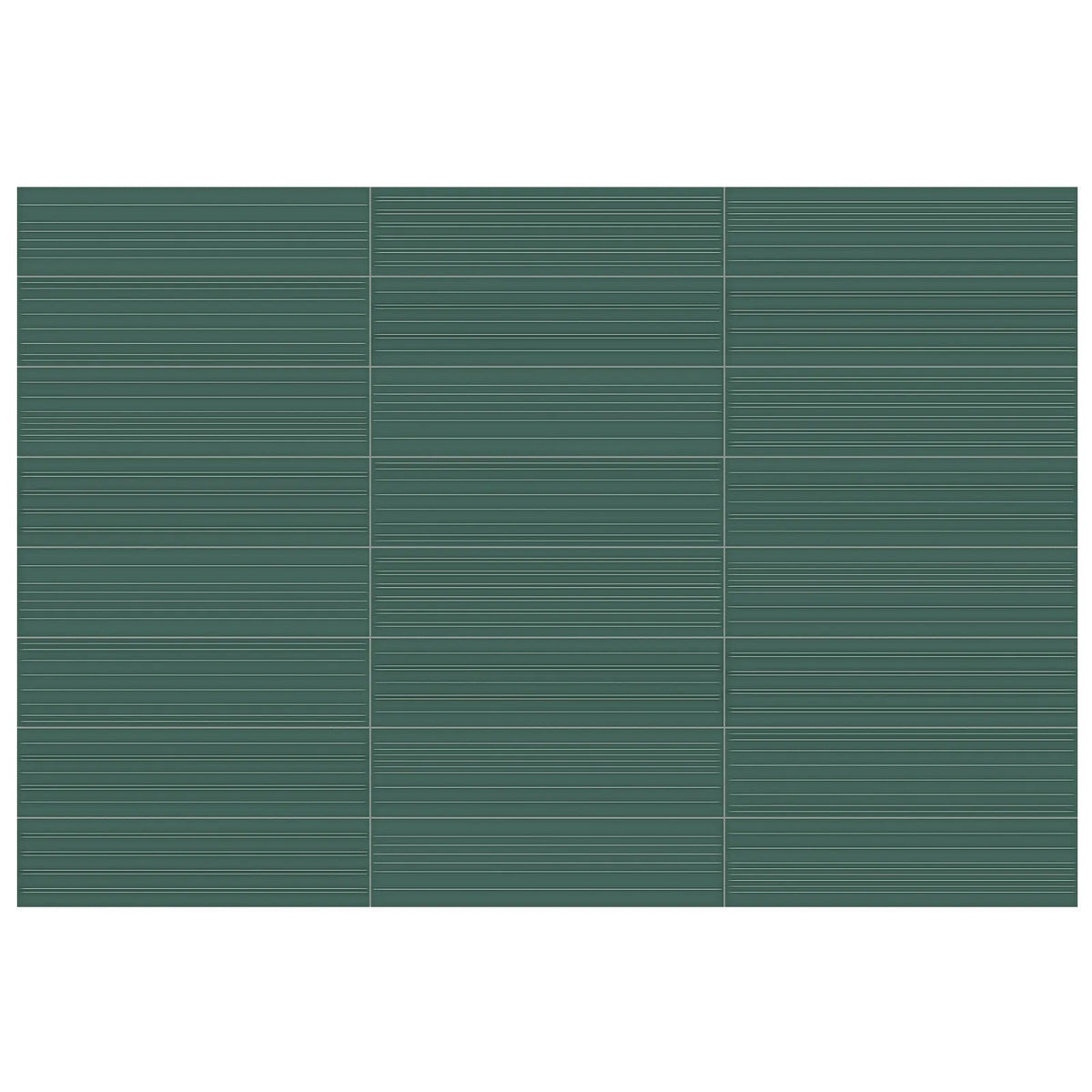 Anatolia - Geometra - 3 in. x 12 in. - Ceramic Wall Tile - Glossy Divide - Emerald