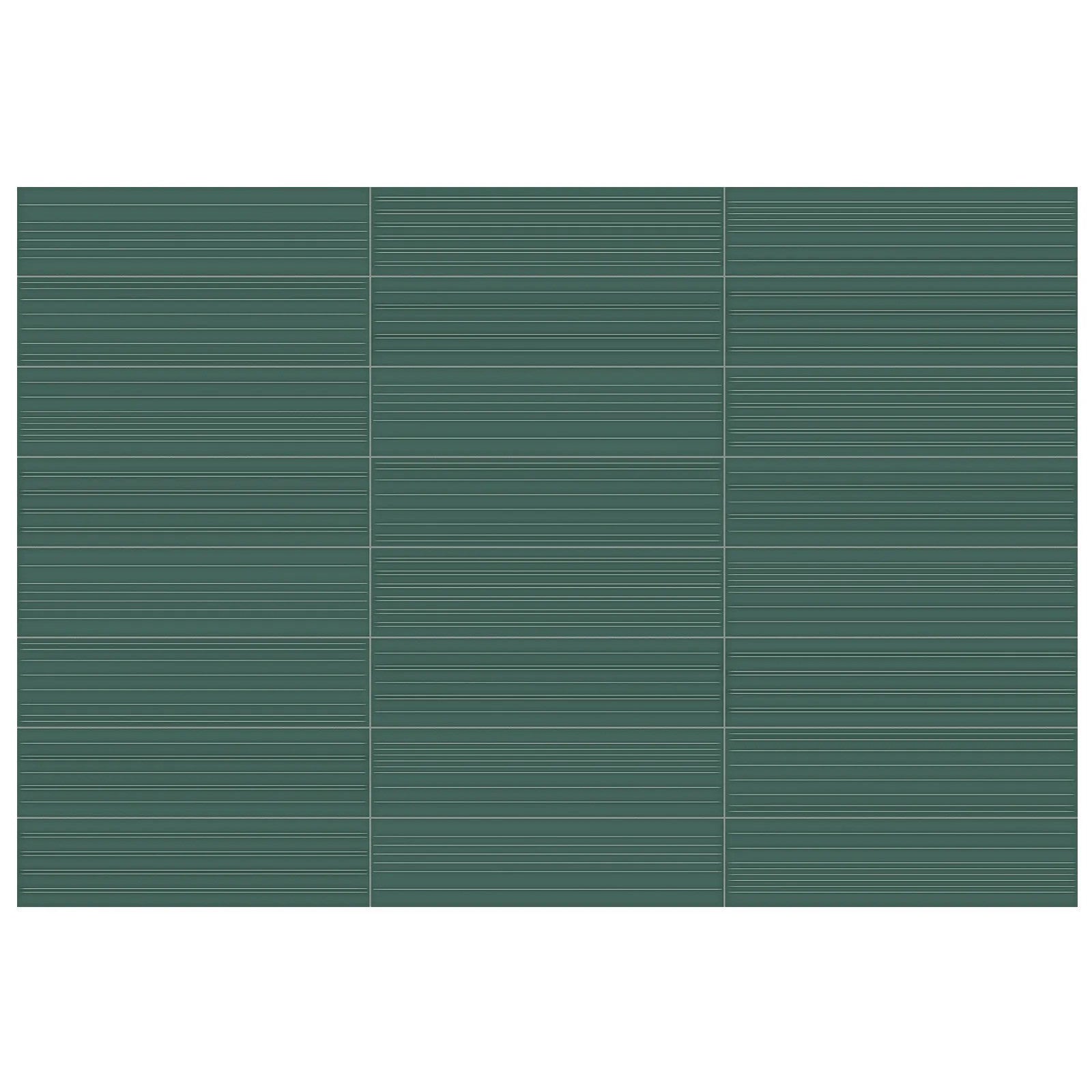 Anatolia - Geometra - 3 in. x 12 in. - Ceramic Wall Tile - Glossy Divide - Emerald