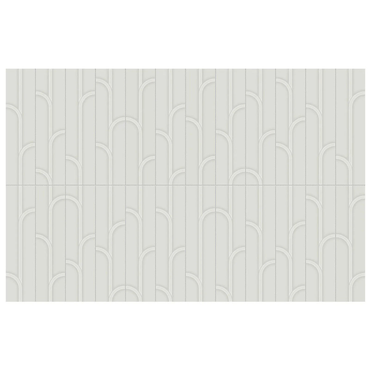 Anatolia - Geometra - 3 in. x 12 in. - Ceramic Wall Tile - Glossy Ivy - Stone