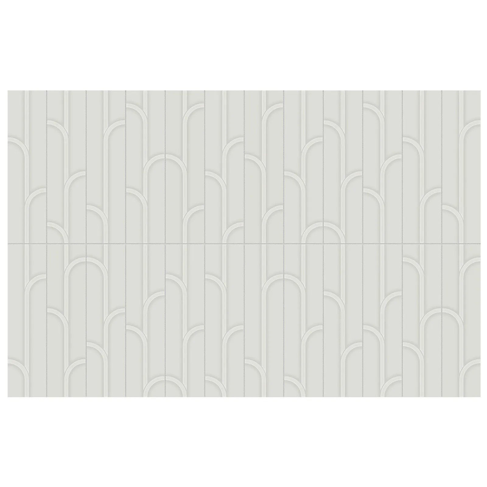 Anatolia - Geometra - 3 in. x 12 in. - Ceramic Wall Tile - Glossy Ivy - Stone