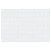 See Anatolia - Geometra - 3 in. x 12 in. - Ceramic Wall Tile - Glossy Maze - Powder