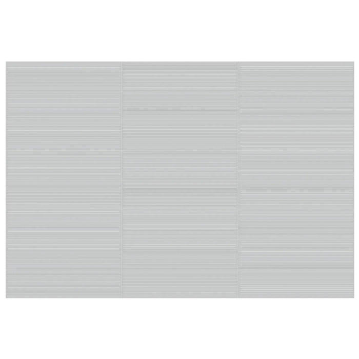 Anatolia - Geometra - 3 in. x 12 in. - Ceramic Wall Tile - Glossy Maze - Silver