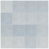 See Anatolia - Tapestri 8 in. x 8 in. Glazed Porcelain Tile - Denim Blend