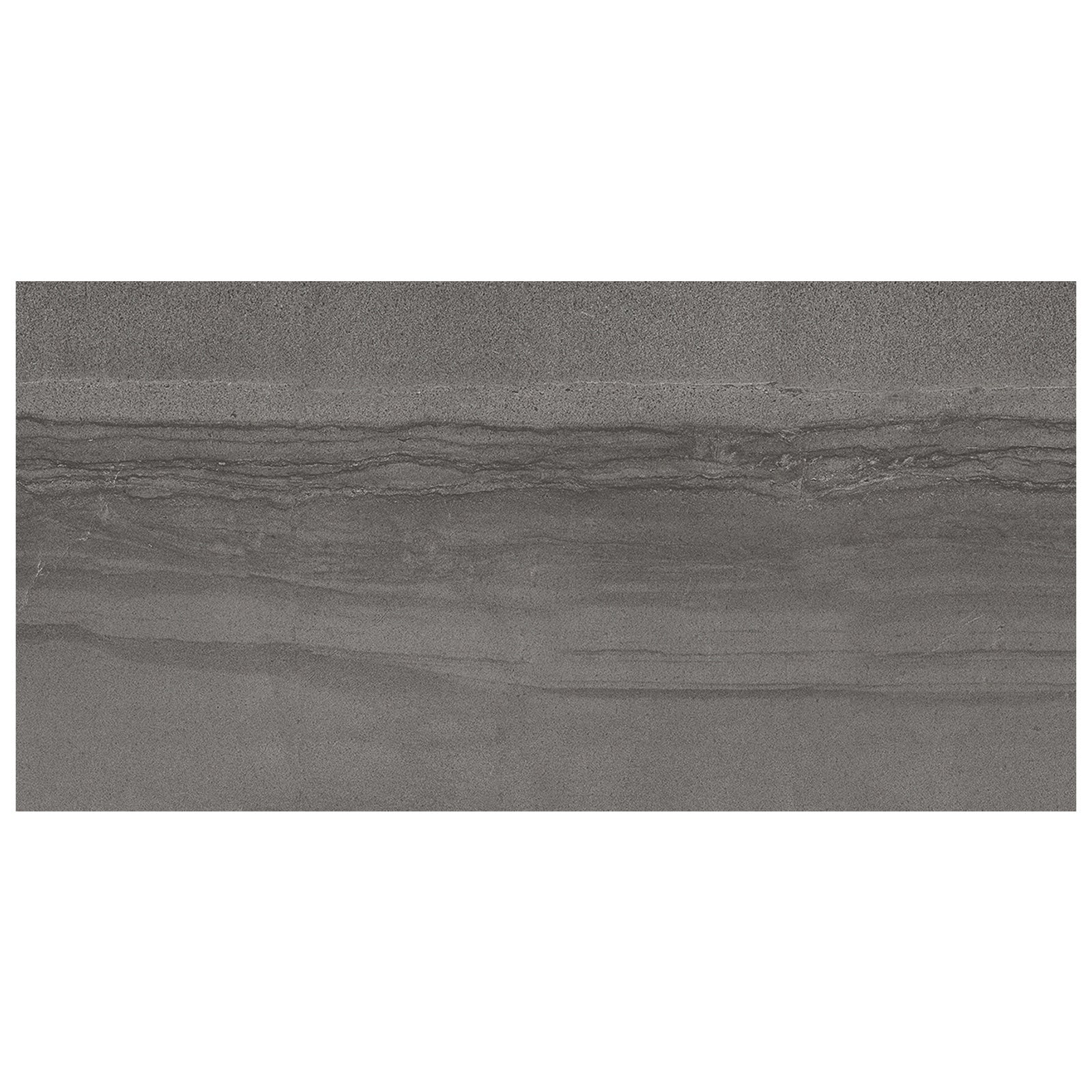 Anatolia - Amelia 12 in. x 24 in. Glazed Porcelain Tile - Carbon Polished