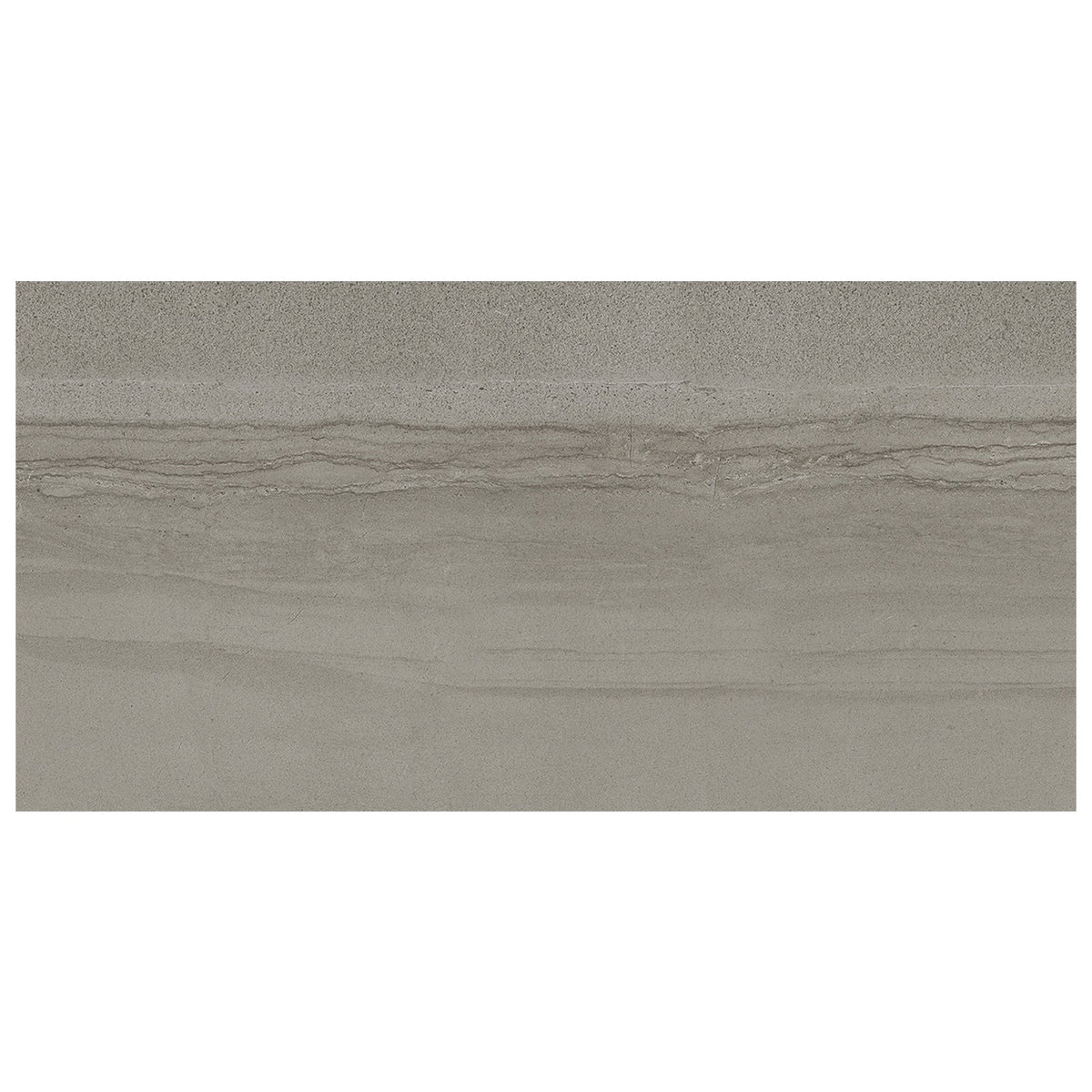 Anatolia - Amelia 12 in. x 24 in. Glazed Porcelain Tile - Smoke Matte