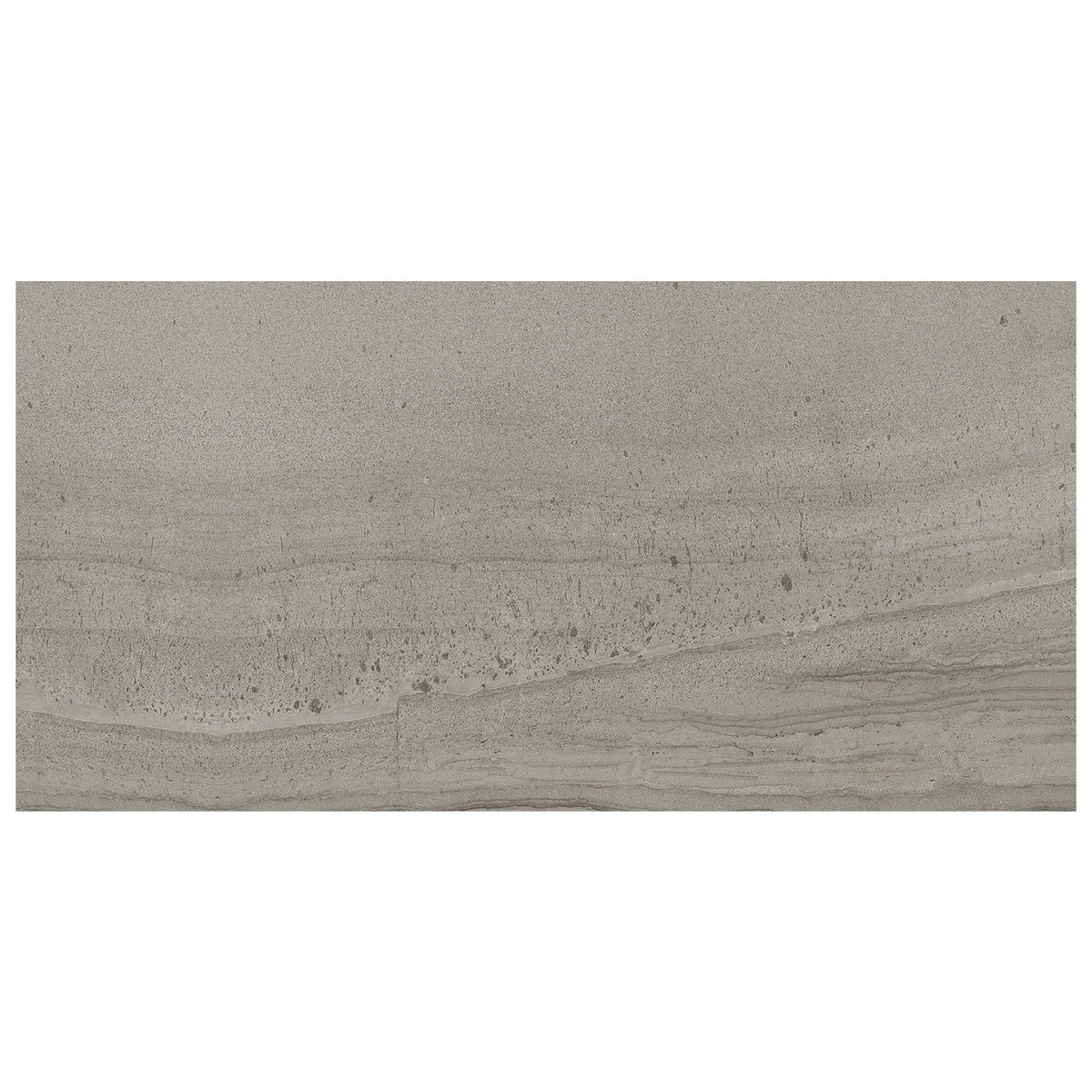 Anatolia - Amelia 18 in. x 36 in. Glazed Porcelain Tile - Smoke