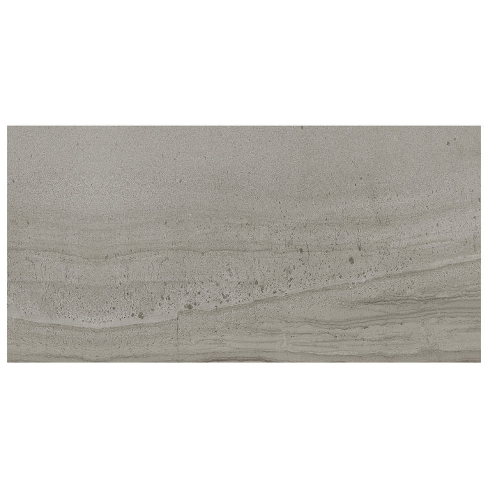 Anatolia - Amelia 18 in. x 36 in. Glazed Porcelain Tile - Smoke