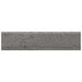 Anatolia - Amelia 3 in. x 12 in. Glazed Porcelain Bullnose - Carbon Polished