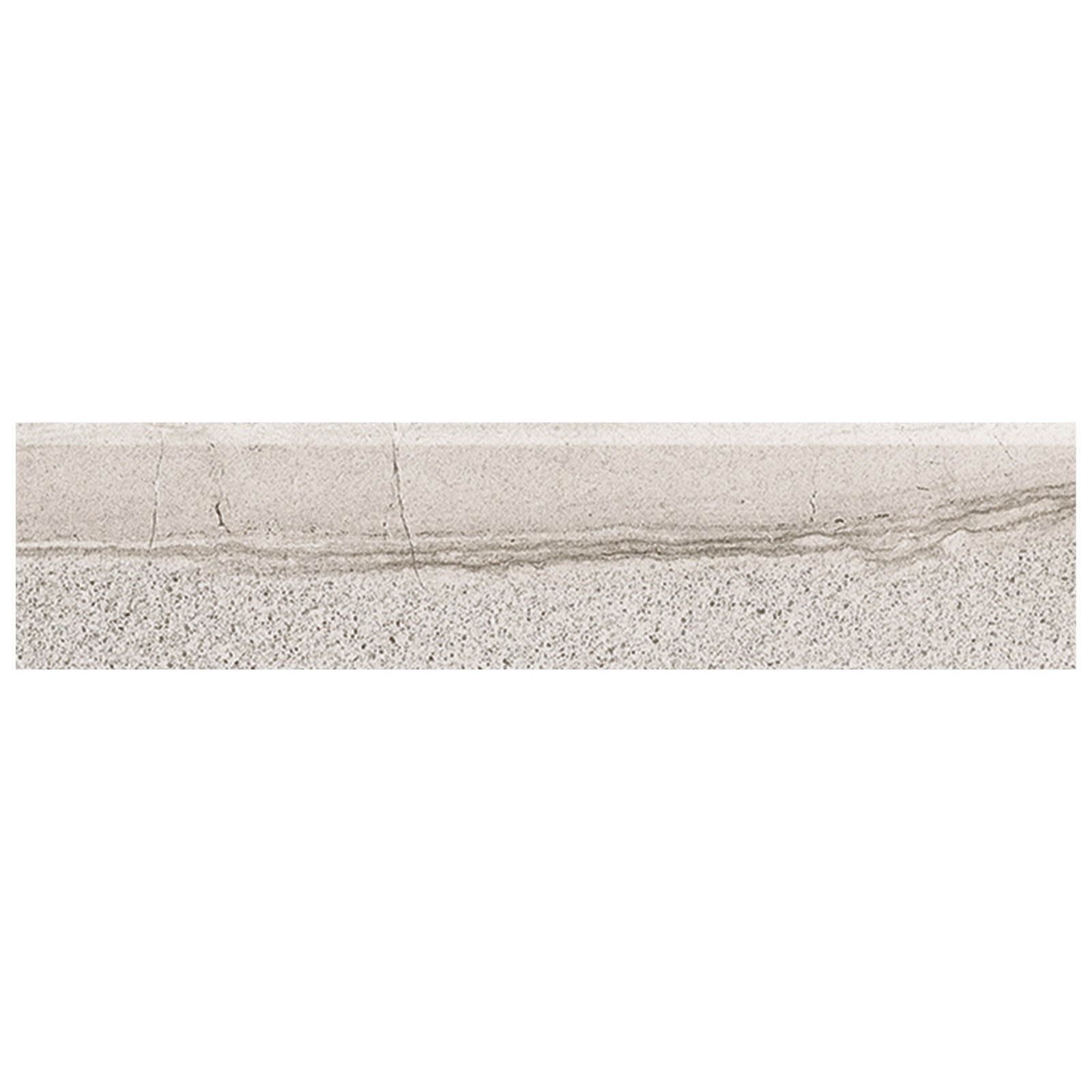 Anatolia - Amelia 3 in. x 12 in. Glazed Porcelain Bullnose - Mist Polished