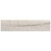 See Anatolia - Amelia 3 in. x 12 in. Glazed Porcelain Bullnose - Mist Polished