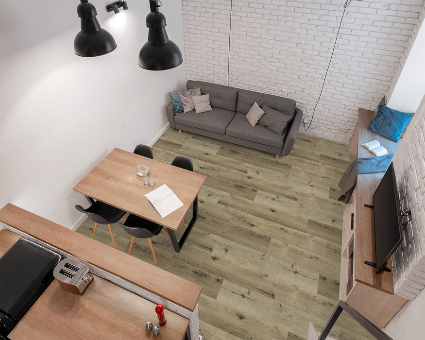 LW Flooring - Riverside - 9" x 59" - Luxury Vinyl - Anise Installed