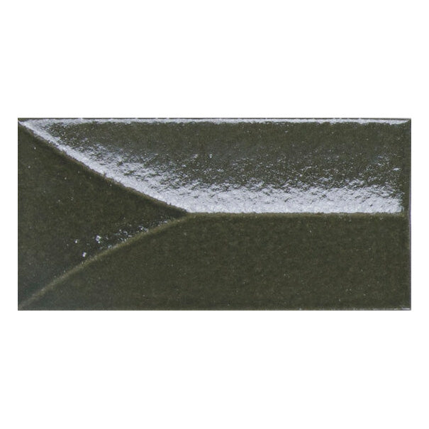 Ape Grupo - Arka Collection - 2 in. x 5 in. Porcelain Tile - Forma Green