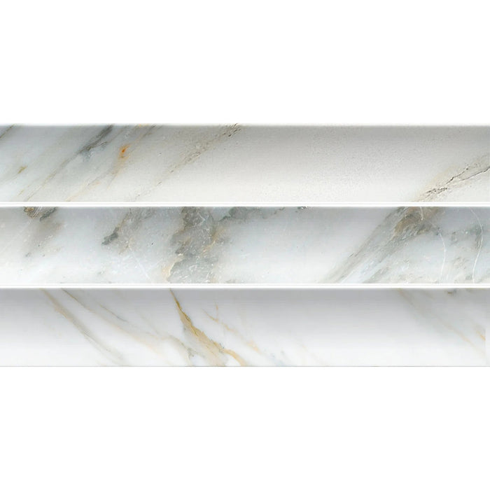 MTD - Argos Collection - 4.5 in. x 9 in. Porcelain Wall Tile - Calacatta Gold