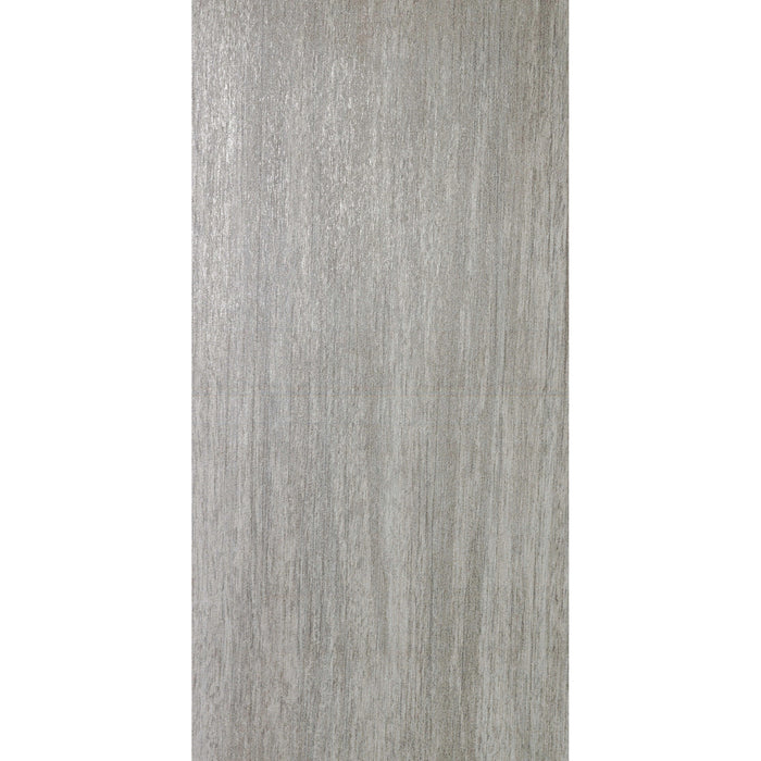 Arizona Tile - Metalwood 12" x 24" Rectified Porcelain Tile - Argento