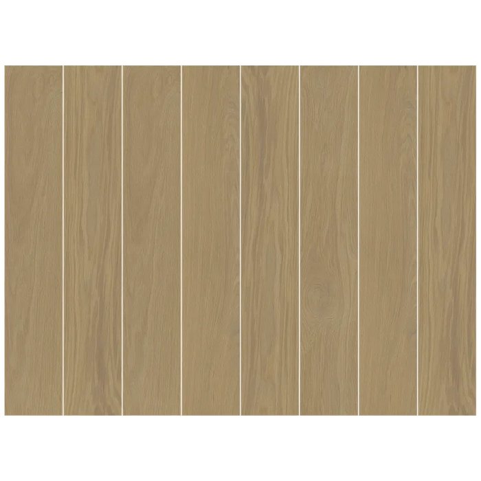 Arizona Tile - Alpi Series 6 in. x 36 in. Porcelain Tile - Avana Installed