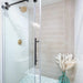Arizona Tile - Alpi Series 6 in. x 36 in. Porcelain Tile - Chiaro Shower Install
