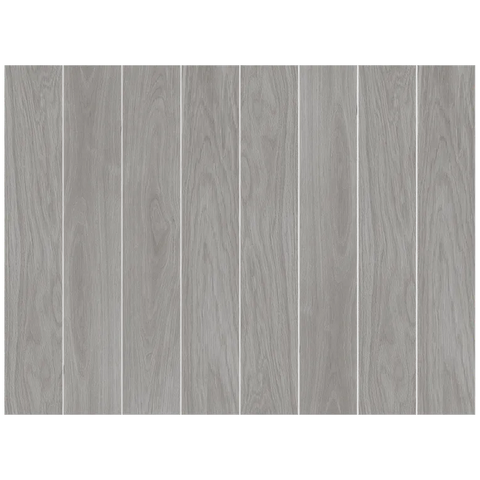 Arizona Tile - Alpi Series 6 in. x 36 in. Porcelain Tile - Perla Installed