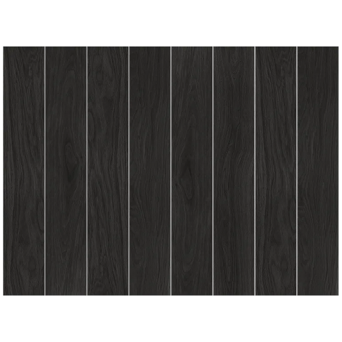 Arizona Tile - Alpi Series 6 in. x 36 in. Porcelain Tile - Scuro Installed