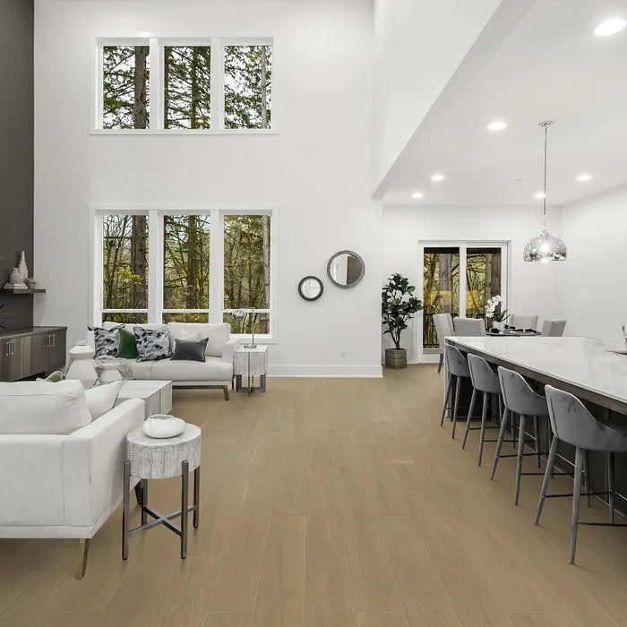 Arizona Tile - Alpi Series 8 in. x 48 in. Porcelain Tile - Avana Room Scene