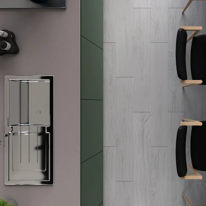 Arizona Tile - Alpi Series 8 in. x 48 in. Porcelain Tile - Chiaro Room Scene3