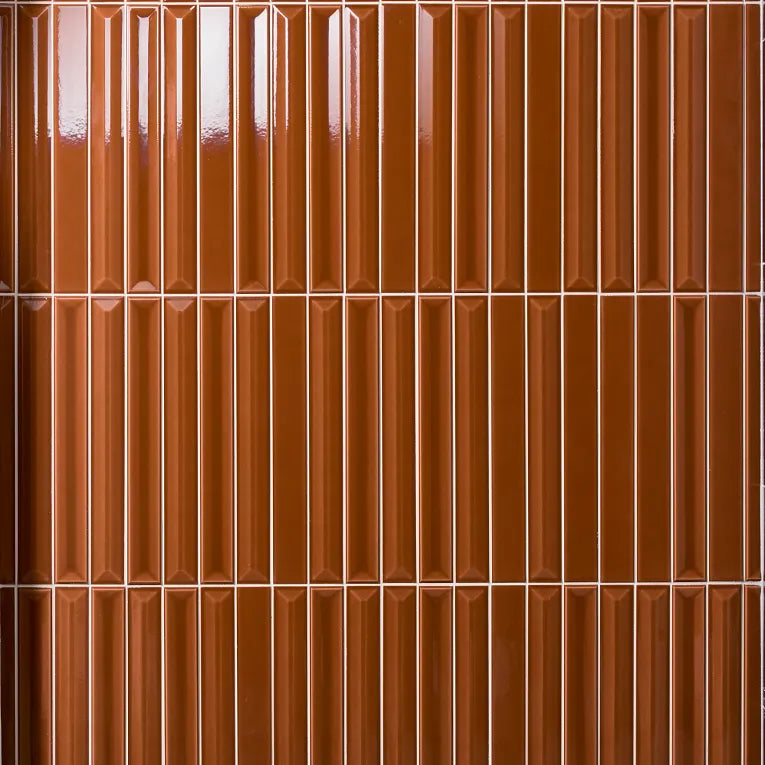 Arizona Tile - Gem 2x16 Porcelain Mosaic - Cotto