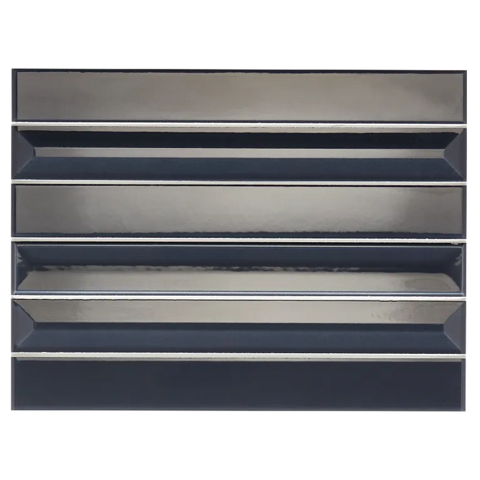 Arizona Tile - Gem 2x16 Porcelain Mosaic - Notte