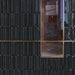 Arizona Tile - Gem 2x16 Porcelain Mosaic - Notte Installed