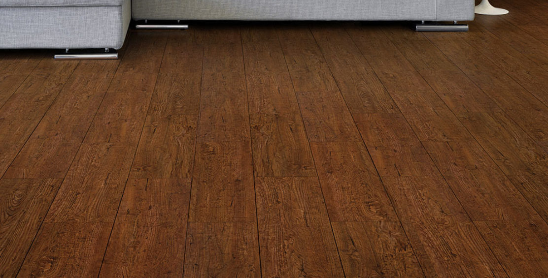 MetroFlor - American Plank Plus II Luxury Vinyl - Distressed Walnut Installed