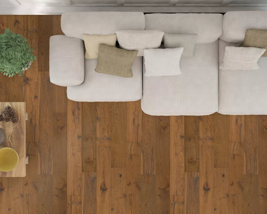 LW Flooring - Vintage Elegance - 7.5" x 74 3/4" - Engineered Hardwood - Aspendale Top View