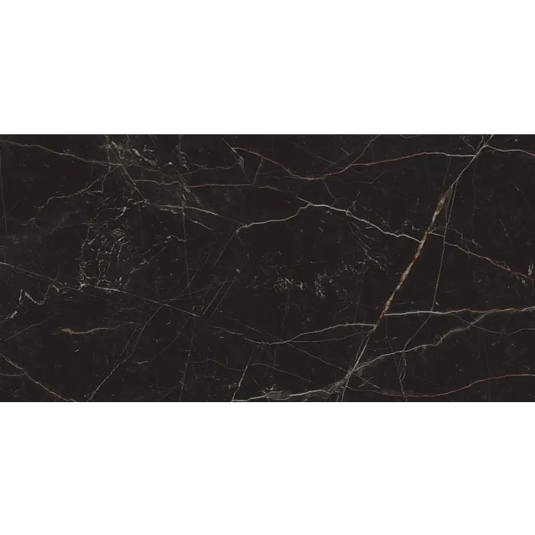 Arizona Tile - Marvel 24&quot; x 48&quot; Polished Rectified Porcelain Tile - Black Atlantis