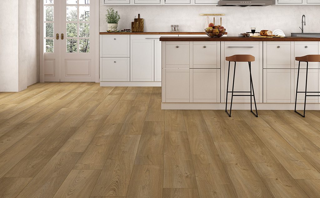 Audacity - Vivid 3D - 9.13 in. x 60.31 in. Luxury Vinyl Plank DPC - Tahoe Room Scene