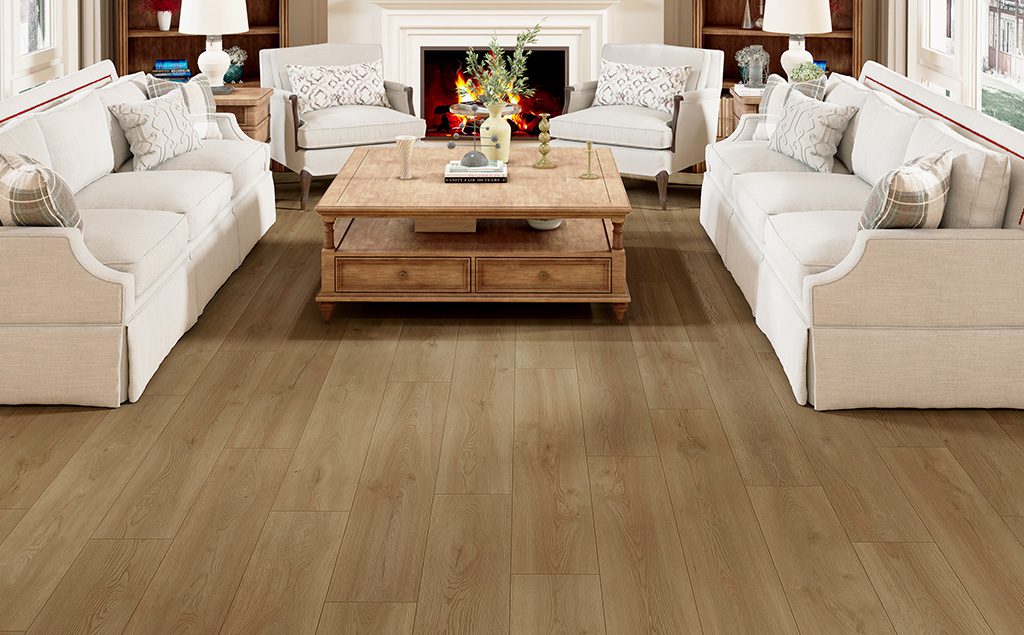 Audacity - Vivid 3D - 9.13 in. x 60.31 in. Luxury Vinyl Plank DPC - Meadow Room Scene