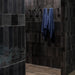 Arizona Tile - Flash 3" x 12" Ceramic Wall Tile - Graphite Shower Install 3