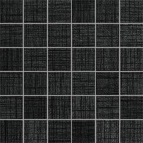 Azteca - Elektra Lux 2" x 2" Porcelain Mosaic - Black