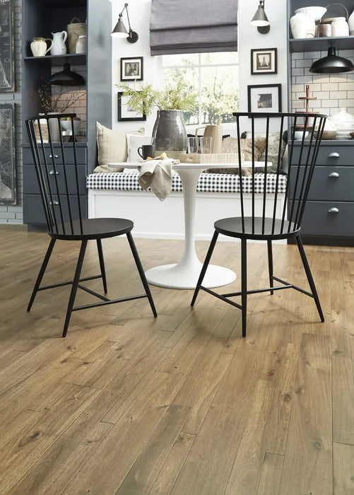 Mannington - Bengal Bay Collection - Random Widths Engineered Hardwood - Sand Room Scene