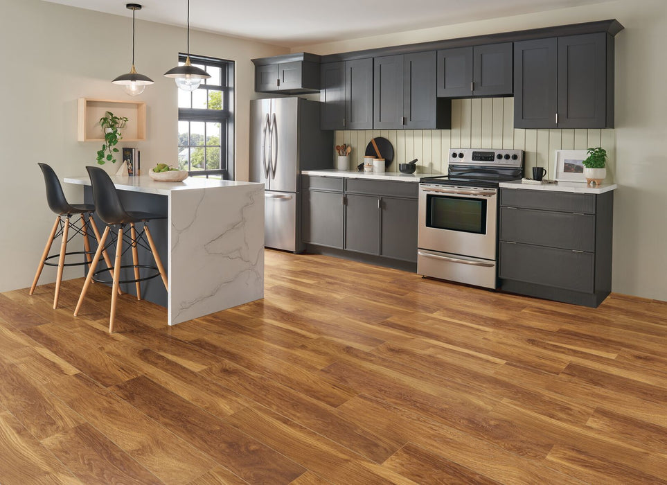 Bruce - TimberTru Landscape Traditions - 8.03 in. x 47.6 in. - Laminate - Natural Hickory Installed