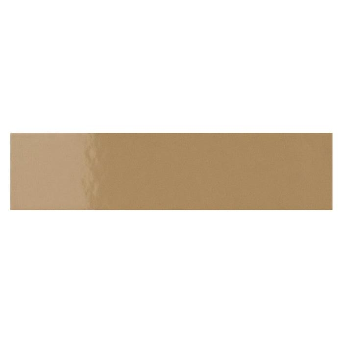 Lungarno - Back to Basics 2 in. x 10 in. Glossy Ceramic Wall Tile - Senape