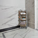 Arizona Tile - Themar Series - 12" x 24" Rectified Polished Porcelain Tile - Statuario V - Installed