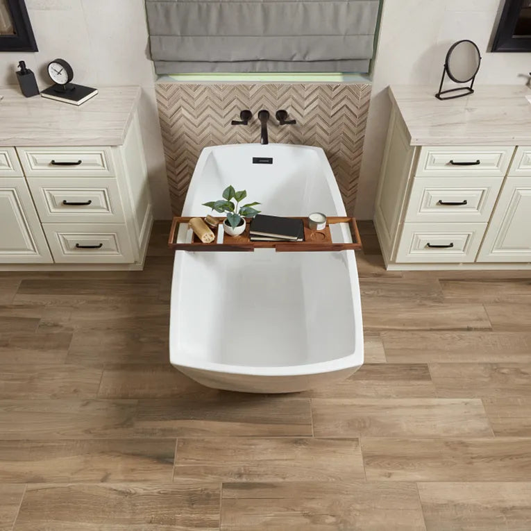 Arizona Tile - Aequa Series - 8&quot; x 32&quot; Porcelain Tile - Tur floor installation