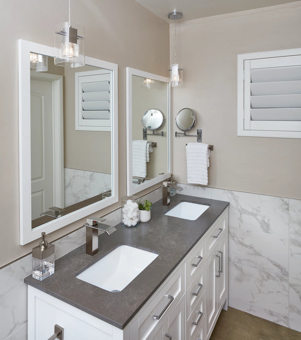 Arizona Tile - Themar Series - 12" x 24" Rectified Matte Porcelain Tile - Venato Gold - Bathroom install