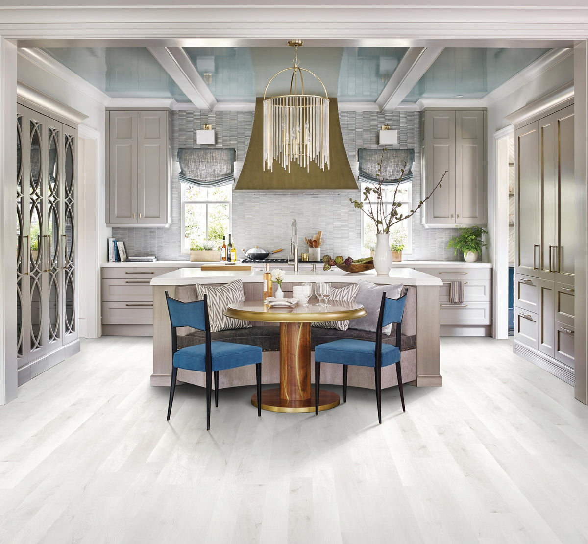 Floors 2000 - Beachley Collection 4 in. x 48 in. Luxury Vinyl - Simply White floor installation