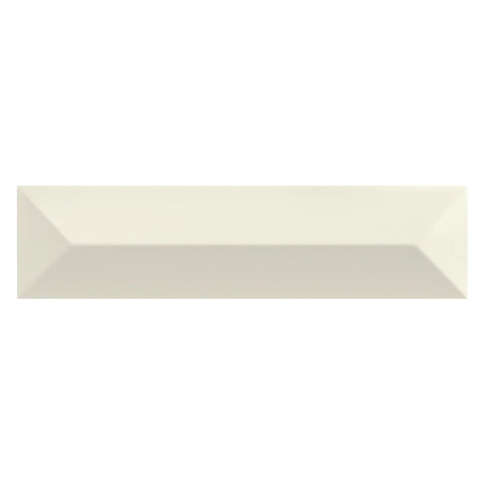 Lungarno - Beat 2 in. x 8 in. Charleston Ceramic Wall Tile - Satin Milk