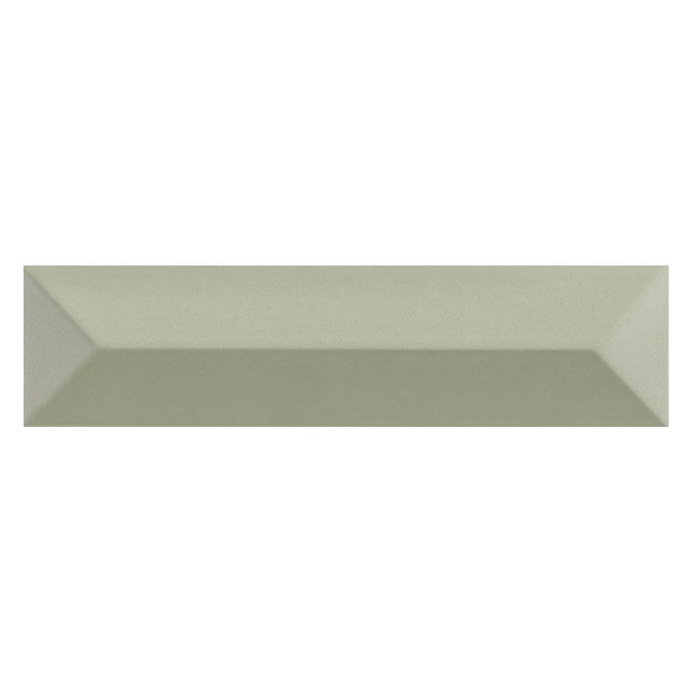 Lungarno - Beat 2 in. x 8 in. Charleston Ceramic Wall Tile - Sage