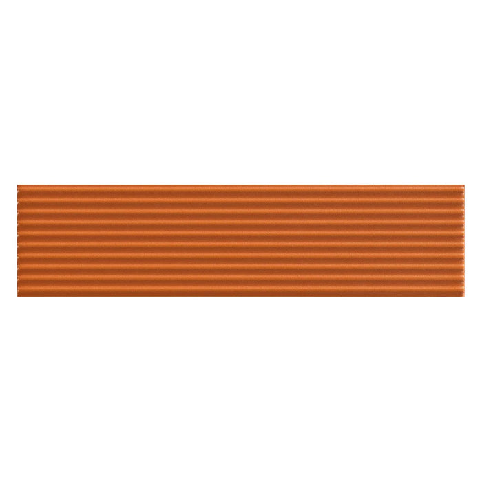 Lungarno - Beat 2 in. x 8 in. Dixie Ceramic Wall Tile - Cinnamon