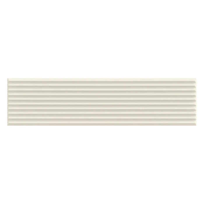 Lungarno - Beat 2 in. x 8 in. Dixie Ceramic Wall Tile - Satin Milk