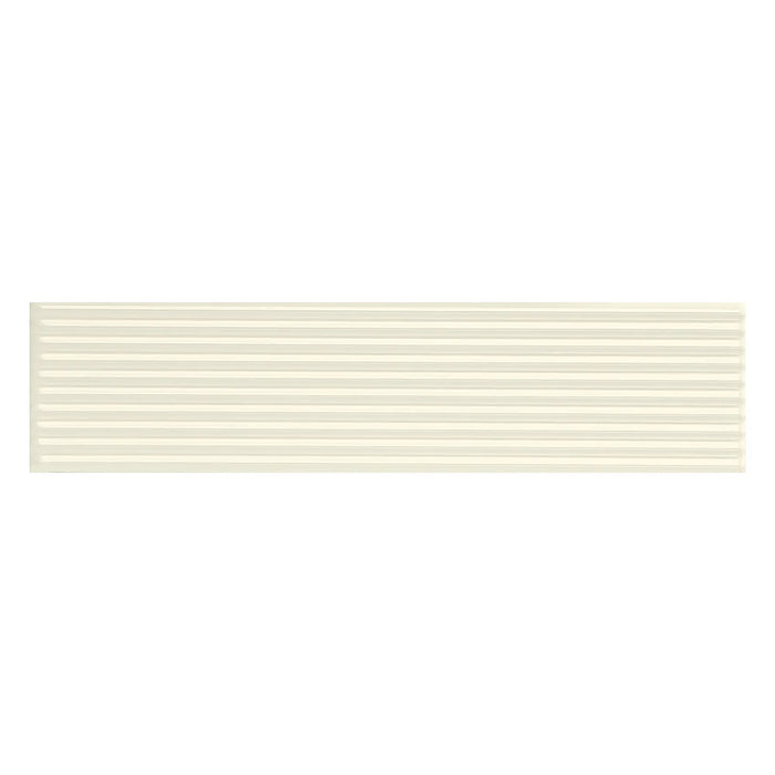 Lungarno - Beat 2 in. x 8 in. Dixie Ceramic Wall Tile - Glossy Milk