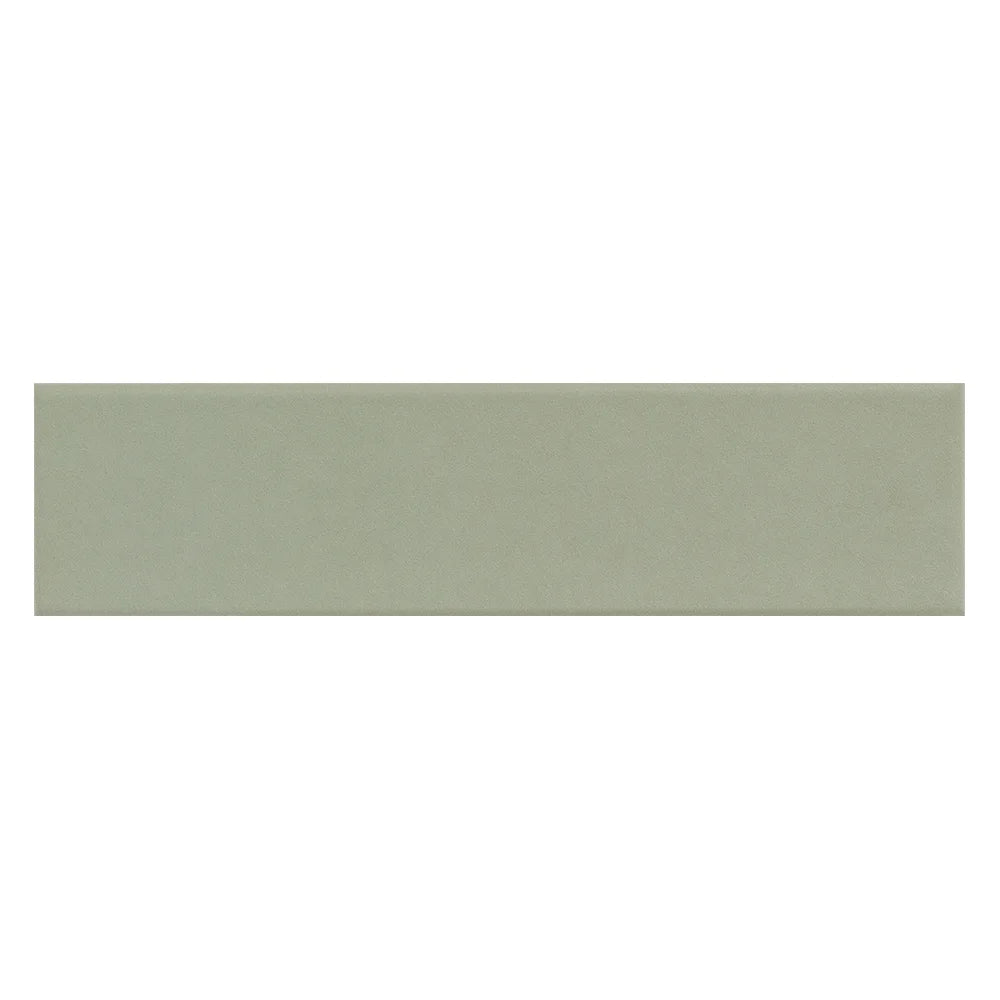 Lungarno - Beat 2 in. x 8 in. Flat Ceramic Wall Tile - Sage