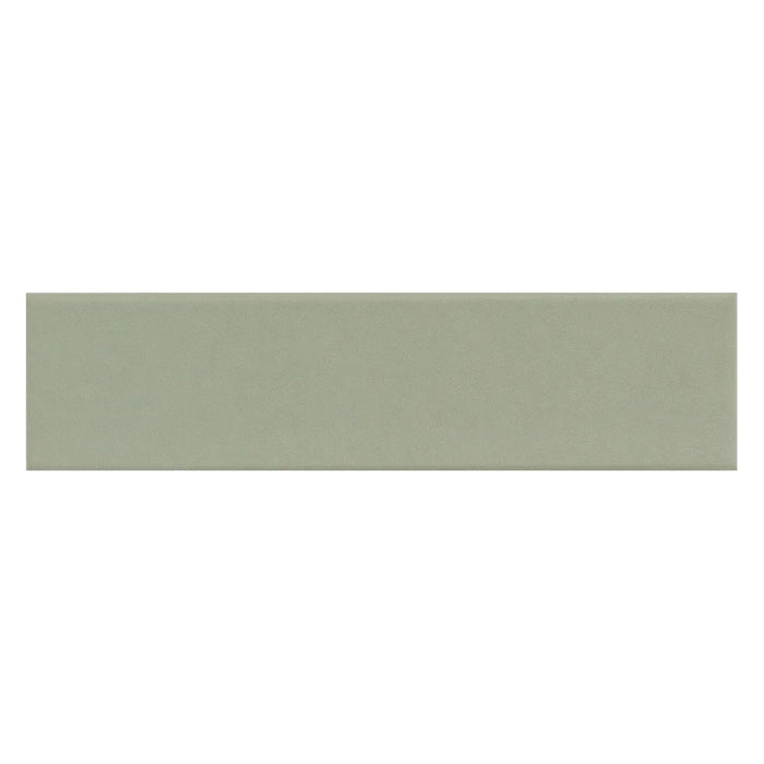 Lungarno - Beat 2 in. x 8 in. Flat Ceramic Wall Tile - Sage