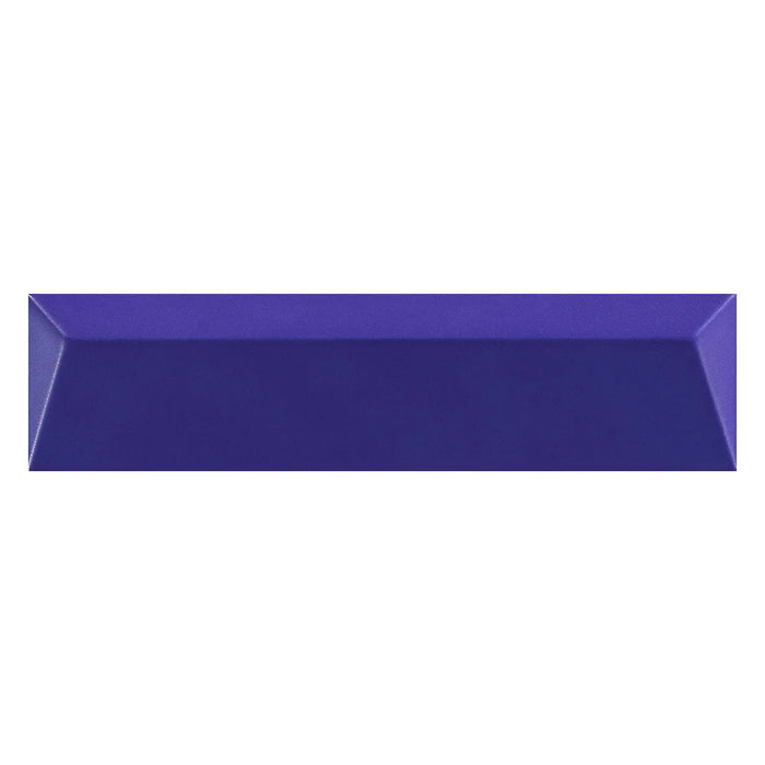 Lungarno - Beat 2 in. x 8 in. Swing Ceramic Wall Tile - Ultramarine