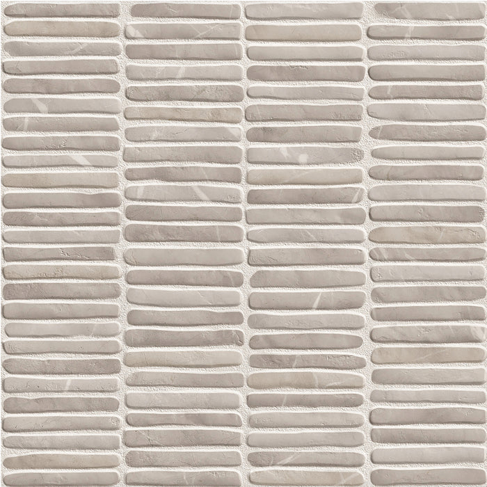 Bedrosians - Node 16 in. x 48 in. Matte Ceramic Wall Tile - Greige